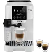 De'Longhi De’Longhi ECAM220.61.W, Espressomaskin, 1,8 l, Kaffebönor, Malat kaffe, Inbyggd kvarn, 1450 W, Vit