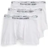 Ralph Lauren för män. 714835887003 Set om 3 boxershorts i vit bomull (XL), Hemkläder