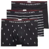Ralph Lauren Boxershorts CLASSIC TRUNK X3 man - Svart - EU L