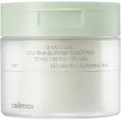 Celimax Ji Woo Gae Cica BHA Blemish Toner Pad 60 pcs