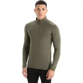 Icebreaker Men's 200 Oasis Long Sleeve Half Zip Loden