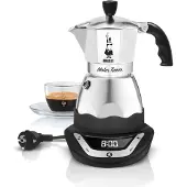 Bialetti Moka Timer - Elektrisk kaffebryggare - 6 koppar