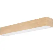 Eglo SANIA 6 vägglampa träfärgad/vit/satin