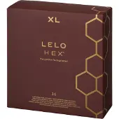 HEX Respect XL - kondom XL - ultratunn latex - 36 st