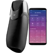 Satisfyer Men - Appstyrd masturbator för män (svart)