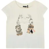 Ikks T-shirts med korta ärmar XS10002-11-C flickor - Vit - 5 år