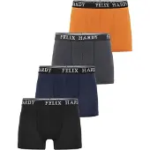 Felix Hardy Boxershorts grå / orange / svart