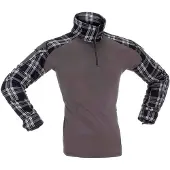 Invadergear Flannel Combat T-shirt Med Lång ärm
