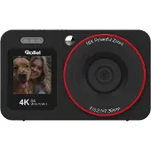 Rollei Compactline 12030, 64 MP, 9248 x 6936 pixlar, 1/3.2, 4K Ultra HD, 115 g, Svart