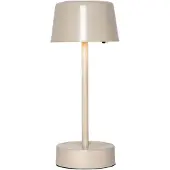 Star Trading Liten solcellsladdad bordslampa, Beige
