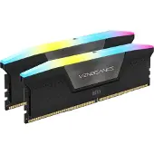 Corsair Vengeance RGB - DDR5 - sats - 32 GB: 2 x 16 GB - DIMM 288-pin - 6000 MT/s / PC5-48000 - CL36 - svart