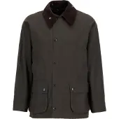 Barbour för män. MWX0010 Classic Bedale brun vaxad jacka (38), Casual, Grön, Bomull