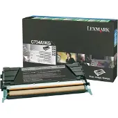 Lexmark toner C734A1KG original svart 8.000 sidor