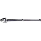 Kiotos Steel Milking Stick Prostatastimulator 27 cm - Silver - Silver