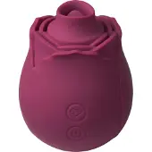 Skins Rose Flutterz - klitorisstimulator med uppladdningsbart batteri (lila)