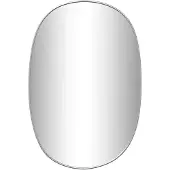 vidaXL Väggspegel silver 60x40 cm