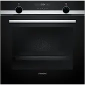 Siemens iQ500 HB517GBS3 - Ugn - inbyggd - fördjupning - bredd: 56 cm - djup: 55 cm - höjd: 58.5 cm - med självrengöring - Klass A+ - rostfritt stål