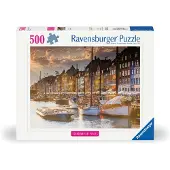 Ravensburger Sunset In Copenhagen Pussel 500 bitar,