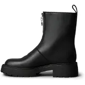 Calvin Klein Leather Chunky Zip Ankle Boots