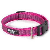 Julius-K9 K9 C&G halsband, rosa/grå, 25 mm/39-65 cm
