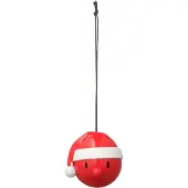 Hoptimist juldekoration hängande kula Santa ornament 2 st röd (26094)