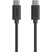 Hama USB-C Kabel USB 2.0 USB-C-kontakt 1.2 m Svart 00086446