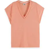 Scotch & Soda U9a00648t Kortärmad T-shirt Med V-ringning