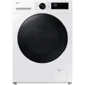 Samsung WD90DG5G34BELE, Frontmatad, Fristående, Vit, Vänster, Svart, LED