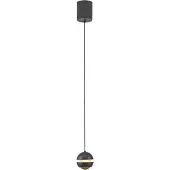 Schöner Wohnen Glas pendellampa Lini, Svart, Vardagsrum / matsal, Metall, Modern, Pendellampa