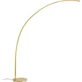 QAZQA Modern båglampa mässing inkl. LED med touchdimmer - Arlow