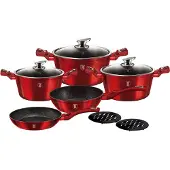 Berlinger Haus Metallic Pot Set 10 element (BH/1222) Kan även användas på induktion