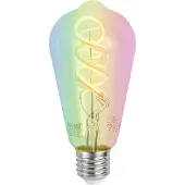 Luumr Smart E27 Dimbar LED-lampa ST64 Klar RGBW 4W 250lm 2700K