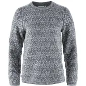 Fjällräven Women's Snow Round Neck Sweater Grey