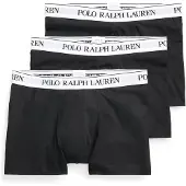Ralph Lauren Boxershorts 'Classic' ljusgrå / svart / vit