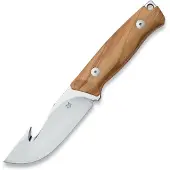FOX Knives Rifle Ejector FX-663 OL, Olive Wood fixed knife, Raven Knives design