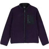 Volcom Muzzer Fuzzar Hoodie med Dragkedja dark purple, XL