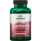 Swanson Health Tranbär, Naturligt Fruktkoncentrat, Superstyrka, 60 Mjuka Kapslar