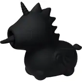 Unihorn Wild Spirit Lashing Tungvibrator - Svart - Svart