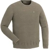 Pinewood Värnamo Rundhalsad Stickad Tröja (Färg: Mullvadsmelerad, Storlek: 2XL)