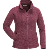 Pinewood Stickad Jacka Gabriella Dam (Färg: Plum Mel, Storlek: Small)