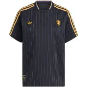Adidas Manchester United T-shirt Terrace Icons - Svart - , storlek X-Small
