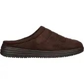 SKECHERS Relaxed Fit: Murette - Garvanza Mikrofiber Herrchokladtofflor