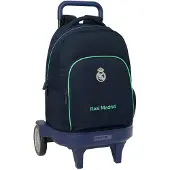 Safta Real Madrid 2nd Kit 25/26 Compact 33l 33x45x22 Cm Ryggsäck Med Hjul