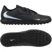 Nike Phantom 6 Club Low Cut TF Shadow - Svart/Blå - Turf (TF), storlek 38