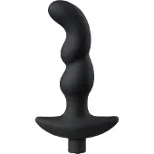 Sinful Rippled Uppladdningsbar Prostatavibrator - Svart - Svart