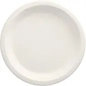 Papstar 89422, Tallrik, Rund, Sockerrör, Vit, Monokromatiskt, 100 styck