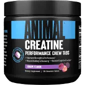 Animal , Creatinprestandachew, Grape, 120 Smältbara tabletter