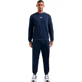 EA7 för män. 8NPV66_PJVTZ Core Identity träningsbyxa i marinblå bomullsblandning (XS), Casual, Deportivo, Multisport, Marino