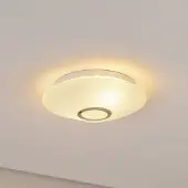 Argon Taklampa Cyril , dimbar, Vitt / opal, Vardagsrum / matsal, Glas, Taklampa