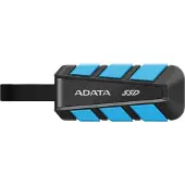ADATA SC740 - SSD - 2 TB - extern (portabel) - USB 3.2 Gen 2 (USB-C kontakt) - blå, svart